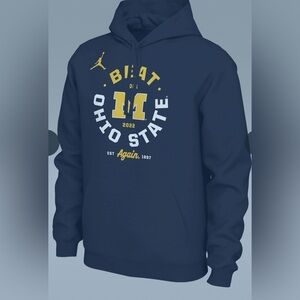 Vintage Navy Blue Ohio State Hoodie